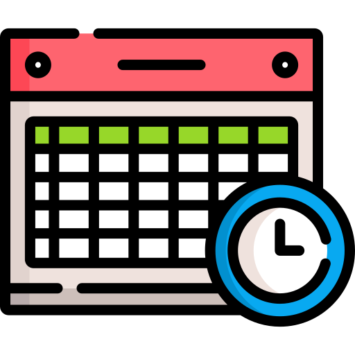 Schedule Special Lineal color icon