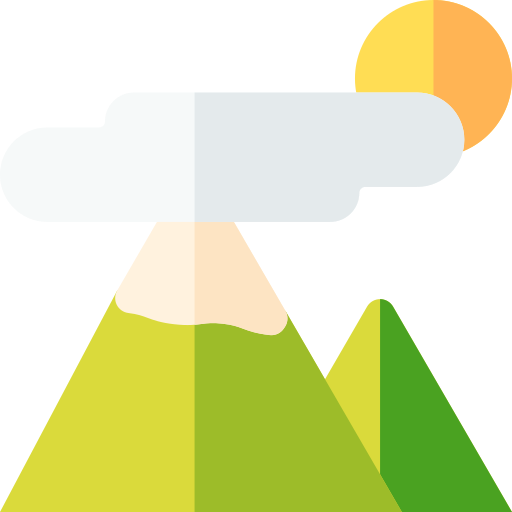 山 Basic Rounded Flat icon