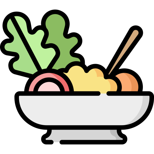 ensalada Special Lineal color icono