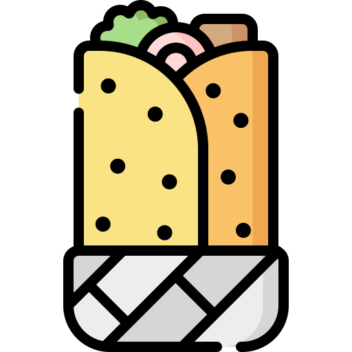 burrito Special Lineal color icona