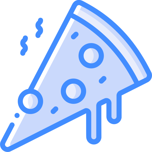 pizza Basic Miscellany Blue icona