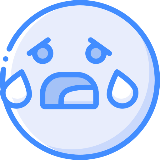 erg verdrietig Basic Miscellany Blue icoon