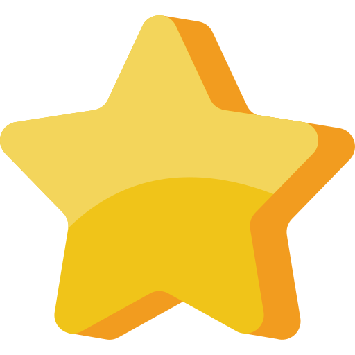 gwiazda Basic Miscellany Flat ikona