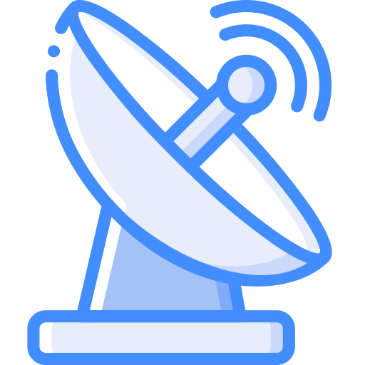 antenne satellite Basic Miscellany Blue Icône