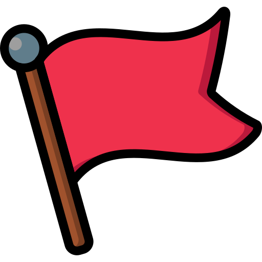bandera Basic Miscellany Lineal Color icono