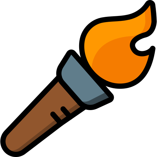 Torch Basic Miscellany Lineal Color icon