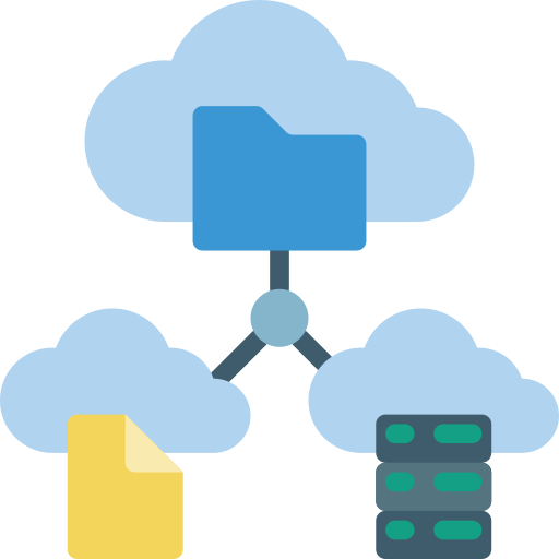 cloud computing Basic Miscellany Flat Icône