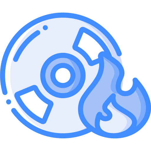 cd 굽기 Basic Miscellany Blue icon