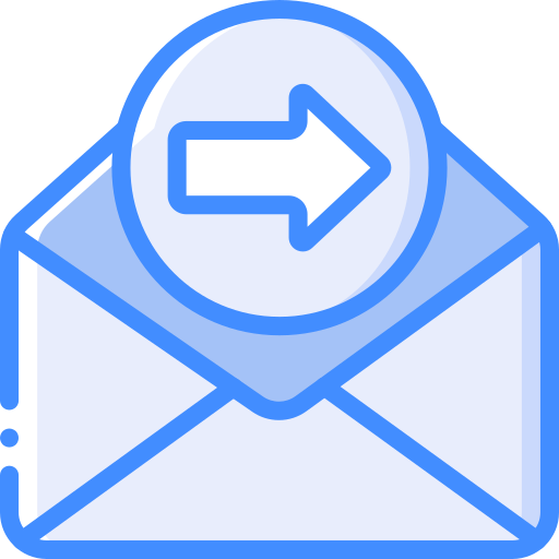 eメール Basic Miscellany Blue icon