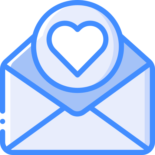 Email Basic Miscellany Blue icon