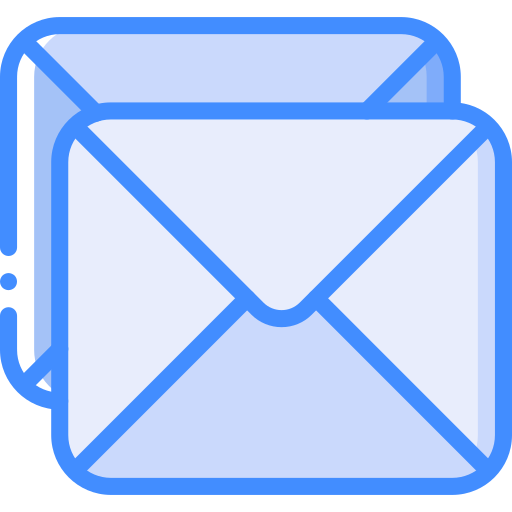 Email Basic Miscellany Blue icon