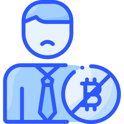 Bitcoin Vitaliy Gorbachev Blue icon