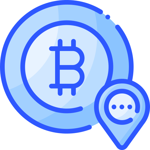 bitcoin Vitaliy Gorbachev Blue icon