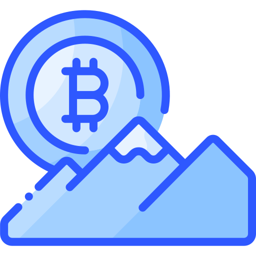 bitcoin Vitaliy Gorbachev Blue icon