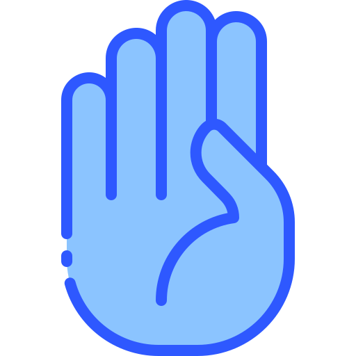 letter b Vitaliy Gorbachev Blue icoon