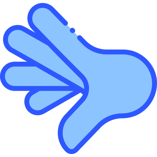 Sign language Vitaliy Gorbachev Blue icon