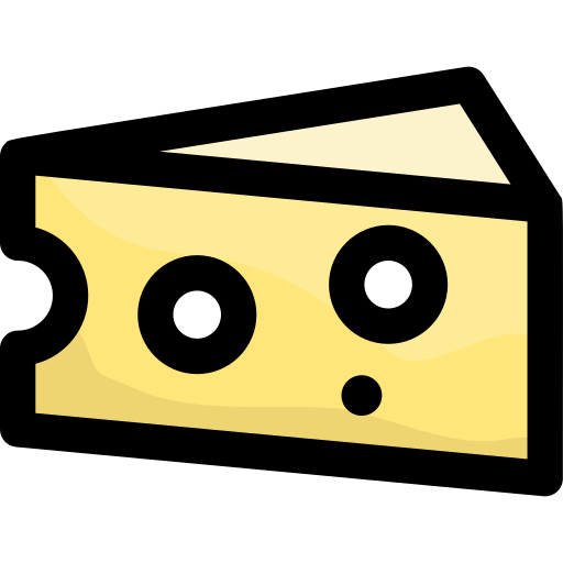 チーズ Vitaliy Gorbachev Lineal Color icon