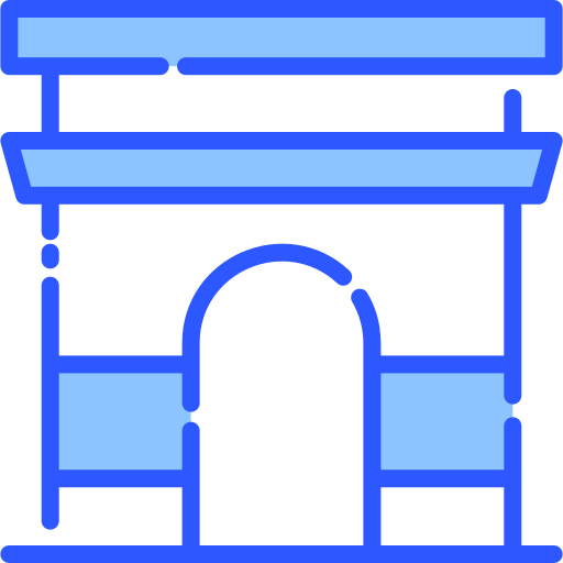 arc de triomphe Vitaliy Gorbachev Blue Icône