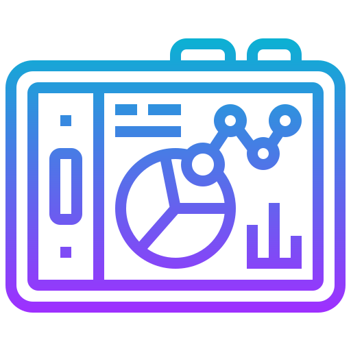 google analytics Meticulous Gradient Ícone