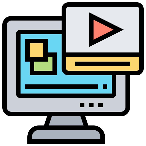 online-video Meticulous Lineal Color icon