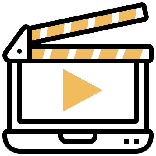 videoplayer Meticulous Yellow shadow icon