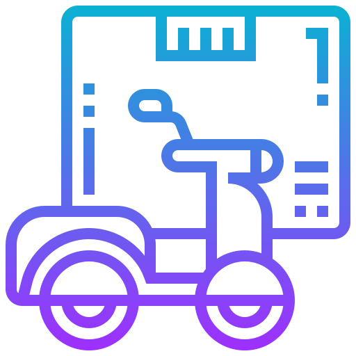 Delivery service Meticulous Gradient icon