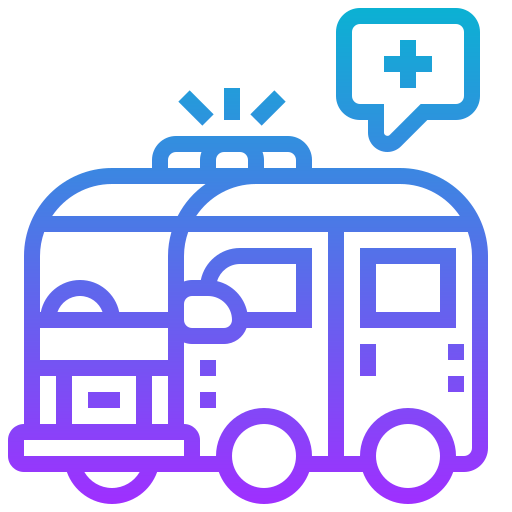 ambulancia Meticulous Gradient icono