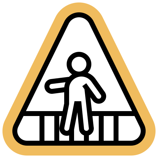 交通標識 Meticulous Yellow shadow icon