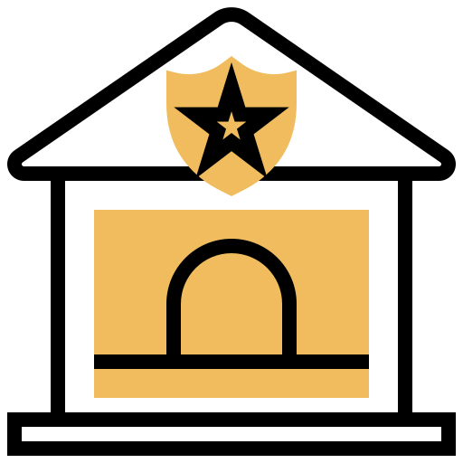 estación de policía Meticulous Yellow shadow icono
