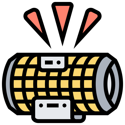 Boombox Meticulous Lineal Color icon