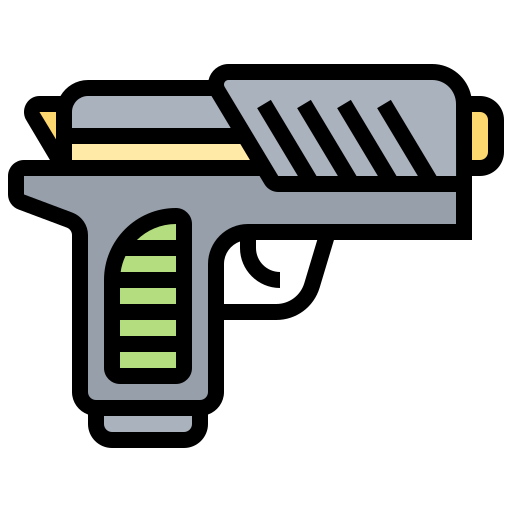 pistolet Meticulous Lineal Color ikona