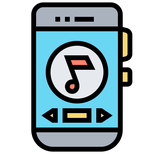 musik Meticulous Lineal Color icon