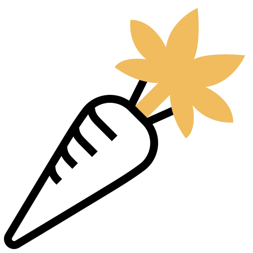 zanahoria Meticulous Yellow shadow icono