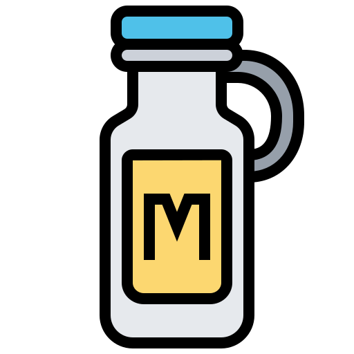 milchflasche Meticulous Lineal Color icon