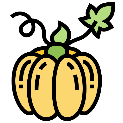 Pumpkin Meticulous Lineal Color icon