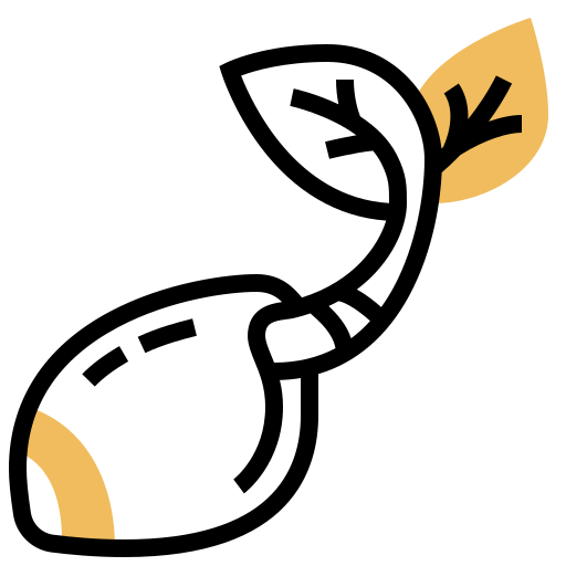 식물 Meticulous Yellow shadow icon