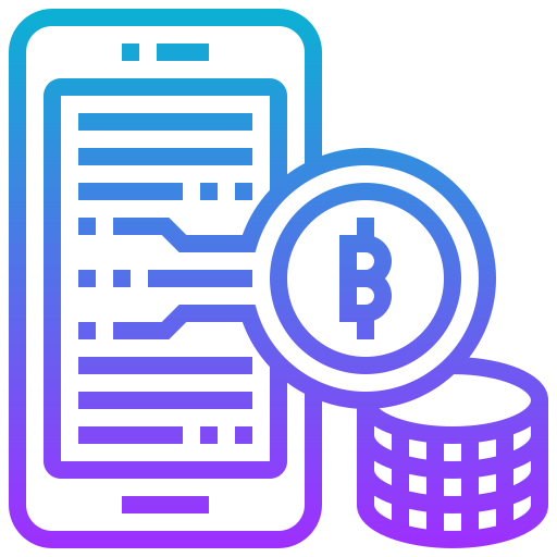 bitcoin Meticulous Gradient icono