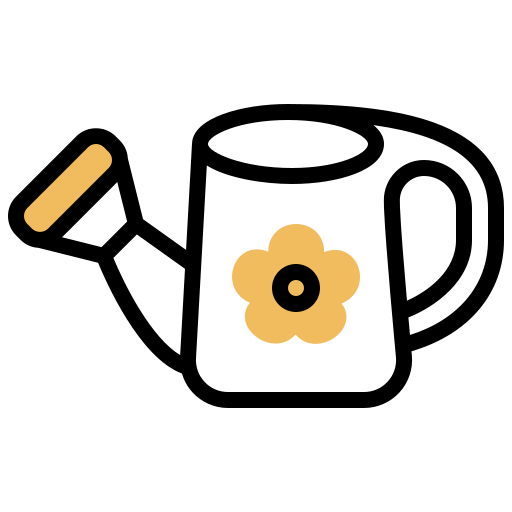 물 뿌리개 Meticulous Yellow shadow icon