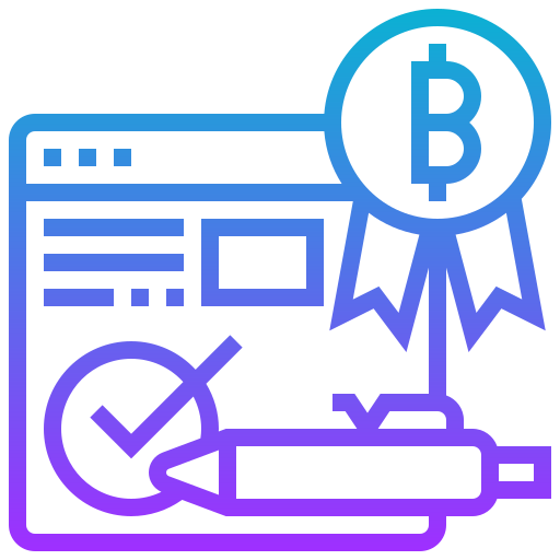 bitcoin Meticulous Gradient icono
