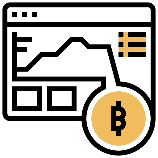 bitcoin Meticulous Yellow shadow Icône