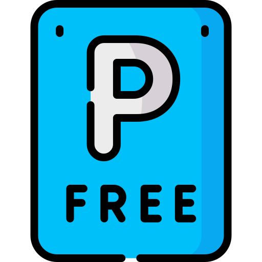 parcheggio gratuito Special Lineal color icona