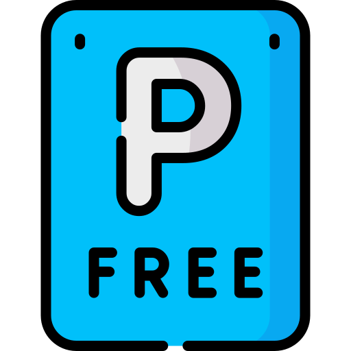 Free parking Special Lineal color icon