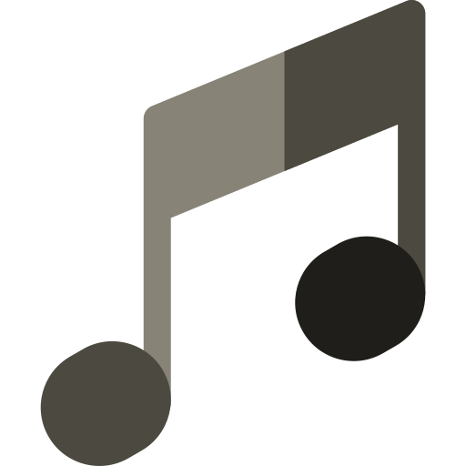 Music notes Basic Rounded Flat icon