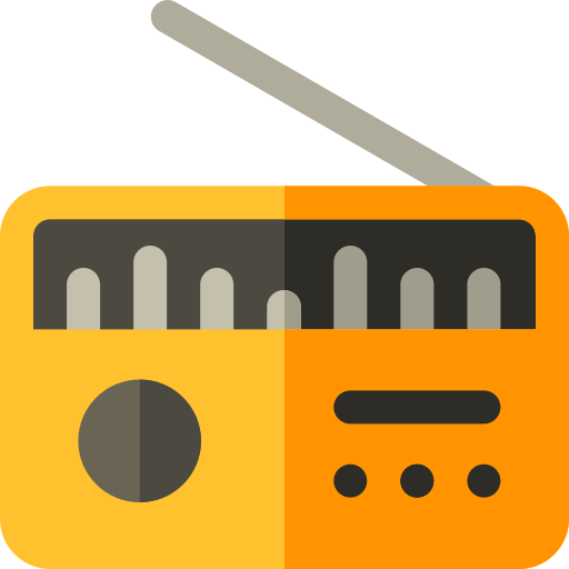 Радио Basic Rounded Flat иконка