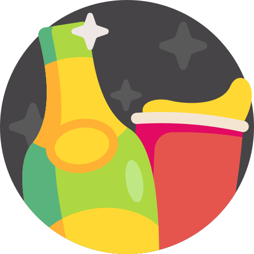 Alcohol Detailed Flat Circular Flat icon