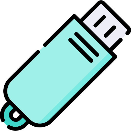 Pendrive Special Lineal color icon