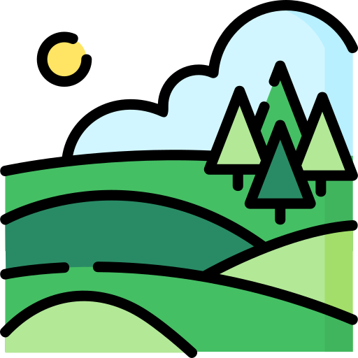 colinas Special Lineal color icono