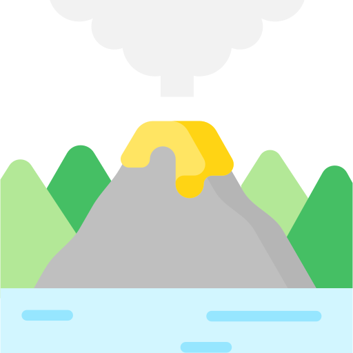 wulkan Special Flat ikona