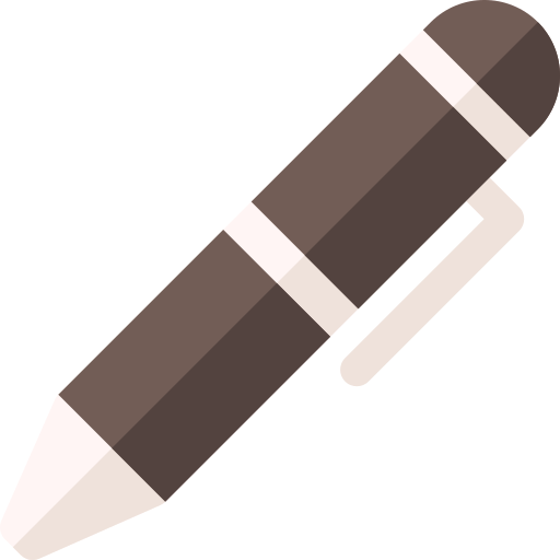 długopis Basic Rounded Flat ikona