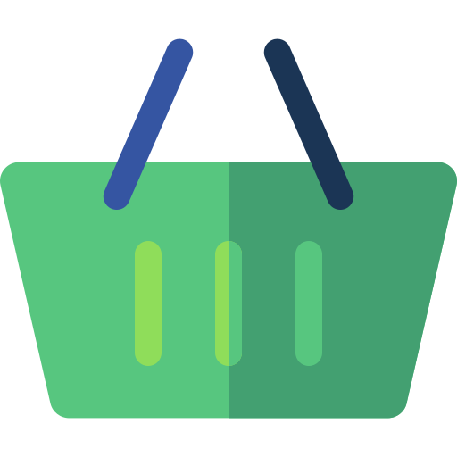 Shopping cart Basic Rounded Flat icon